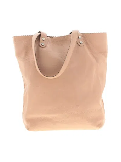 Pre-owned Assorted Brands Leather Tote Bag In Brown