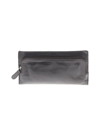 Pre-owned Assorted Brands Leather Wallet In Black