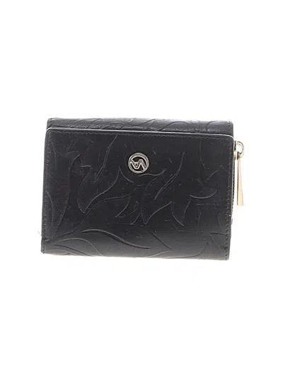 Pre-owned Assorted Brands Leather Wallet In Black