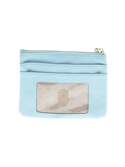 Pre-owned Assorted Brands Leather Wallet In Blue