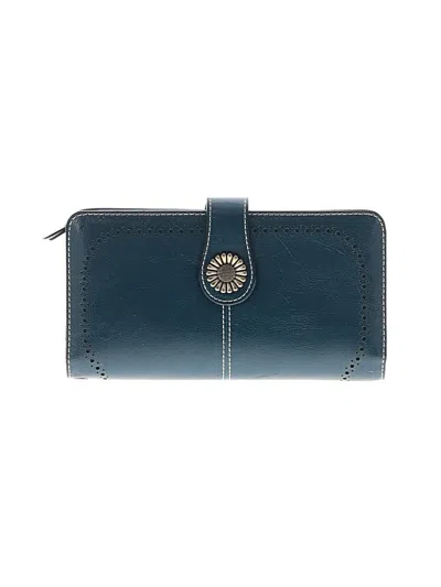 Pre-owned Assorted Brands Leather Wallet In Blue