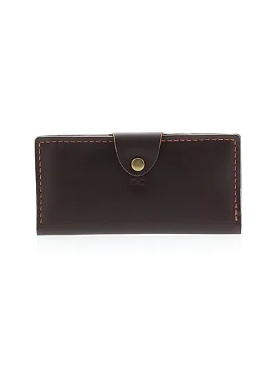 Pre-owned Assorted Brands Leather Wallet In Brown