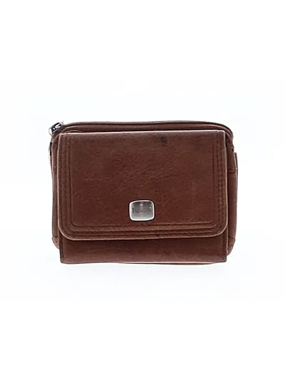 Pre-owned Assorted Brands Leather Wallet In Brown