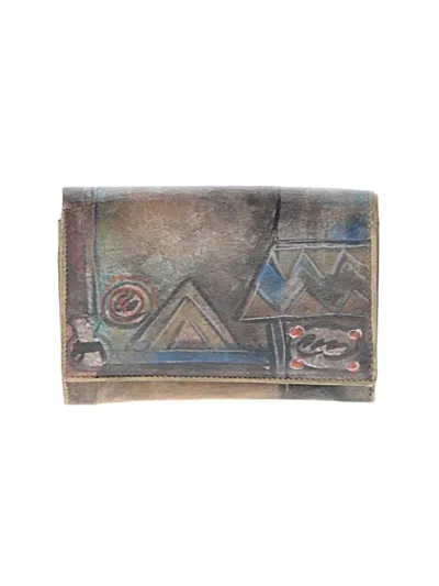Pre-owned Assorted Brands Leather Wallet In Brown