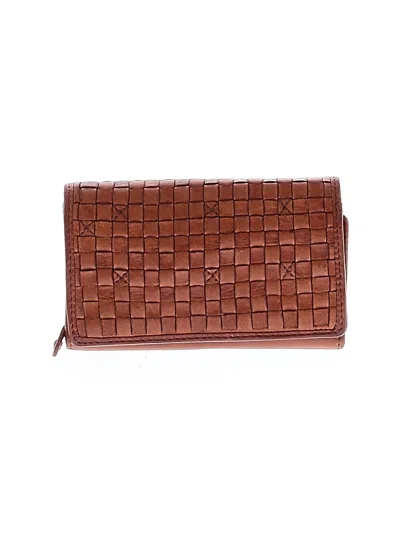 Pre-owned Assorted Brands Leather Wallet In Brown