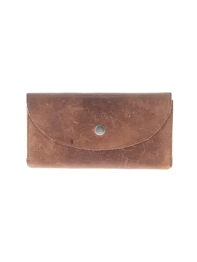 Pre-owned Assorted Brands Leather Wallet In Brown