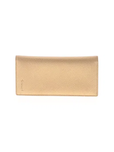 Pre-owned Assorted Brands Leather Wallet In Gold