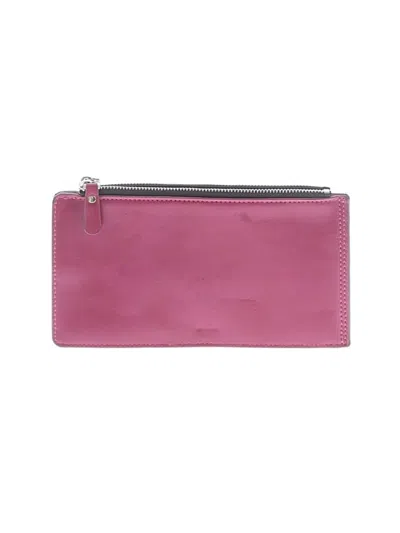 Pre-owned Assorted Brands Leather Wallet In Pink