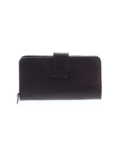 Pre-owned Assorted Brands Leather Wallet In Purple