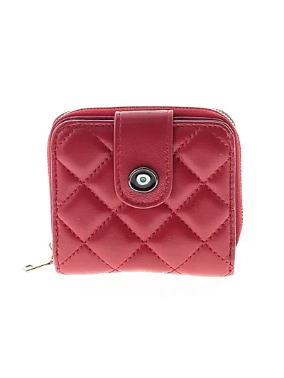 Pre-owned Assorted Brands Leather Wallet In Red