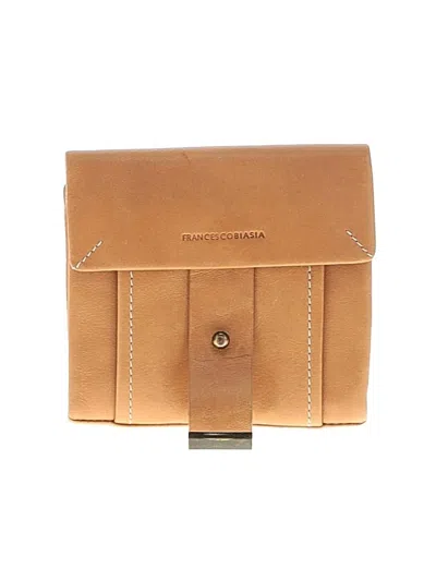 Pre-owned Assorted Brands Leather Wallet In Tan