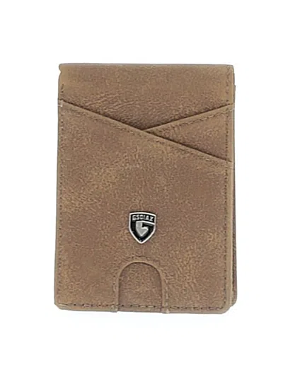 Pre-owned Assorted Brands Leather Wallet In Tan