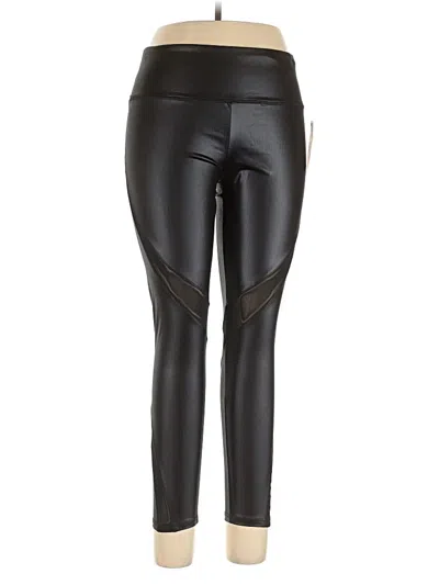Pre-owned Assorted Brands Leggings In Black