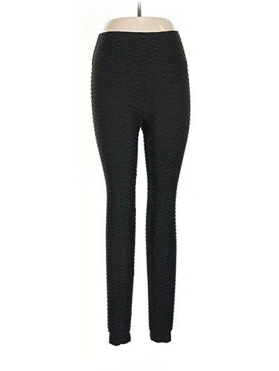 Pre-owned Assorted Brands Leggings In Black