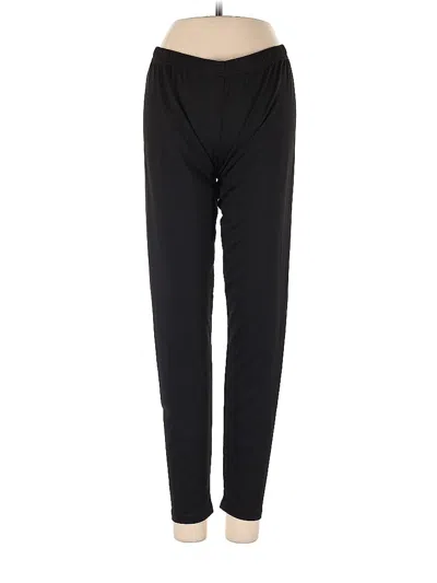 Pre-owned Assorted Brands Leggings In Black