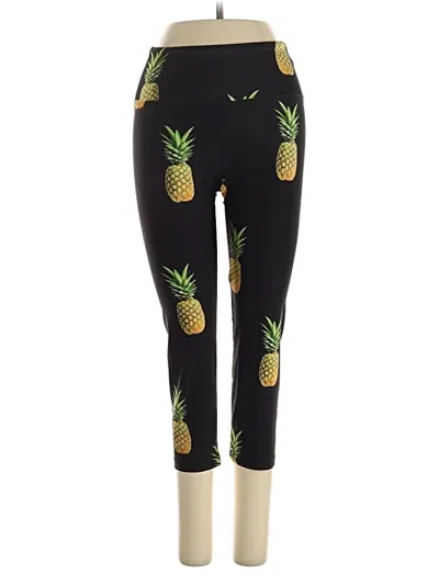 Pre-owned Assorted Brands Leggings In Black