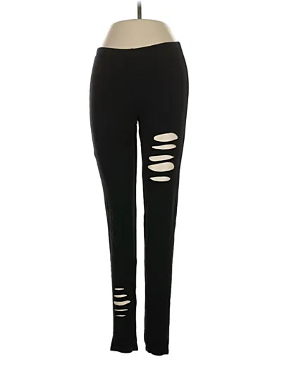 Pre-owned Assorted Brands Leggings In Black