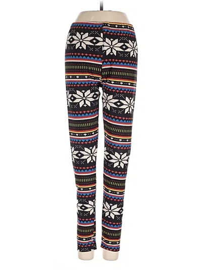 Pre-owned Assorted Brands Leggings In Black