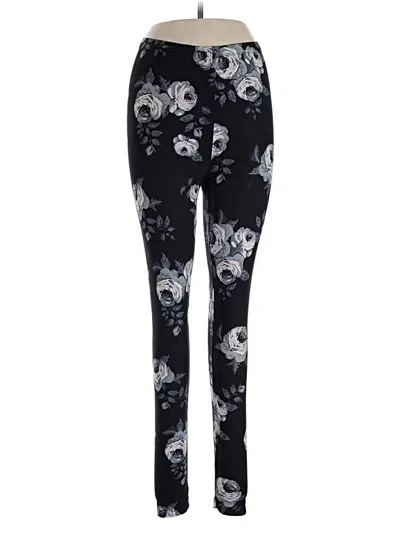 Pre-owned Assorted Brands Leggings In Black