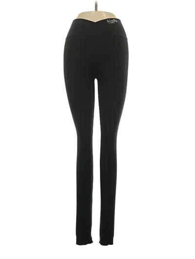 Pre-owned Assorted Brands Leggings In Black