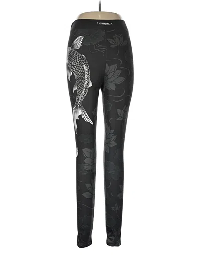 Pre-owned Assorted Brands Leggings In Black