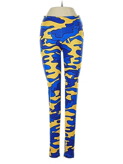 Pre-owned Assorted Brands Leggings In Blue
