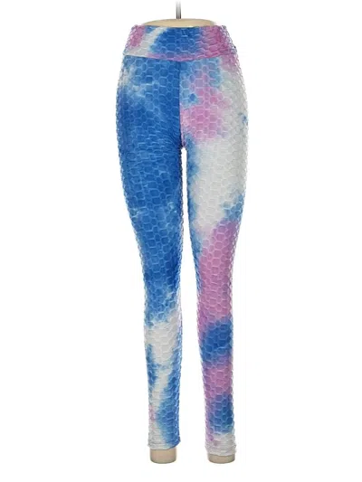 Pre-owned Assorted Brands Leggings In Blue