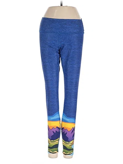 Pre-owned Assorted Brands Leggings In Blue