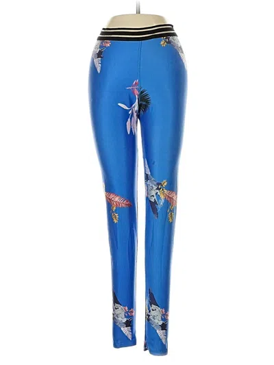 Pre-owned Assorted Brands Leggings In Blue