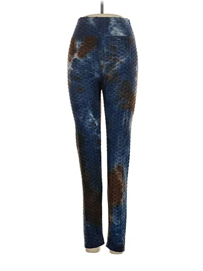 Pre-owned Assorted Brands Leggings In Blue