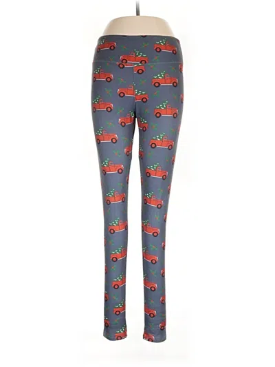 Pre-owned Assorted Brands Leggings In Blue
