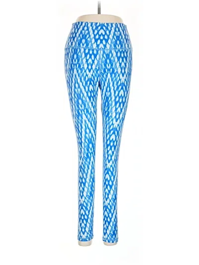 Pre-owned Assorted Brands Leggings In Blue