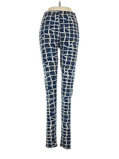Pre-owned Assorted Brands Leggings In Blue