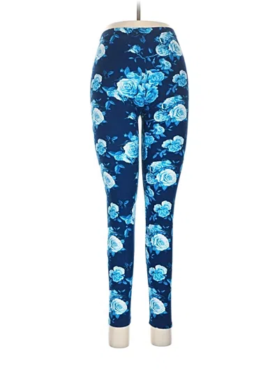 Pre-owned Assorted Brands Leggings In Blue