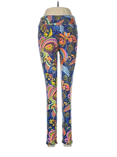 Pre-owned Assorted Brands Leggings In Blue