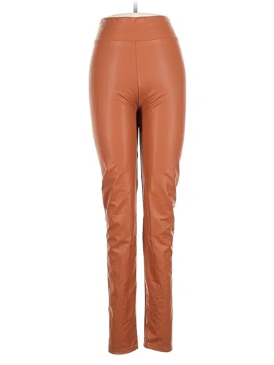 Pre-owned Assorted Brands Leggings In Brown