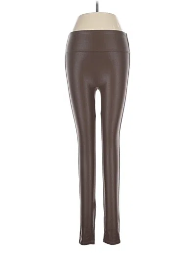 Pre-owned Assorted Brands Leggings In Brown
