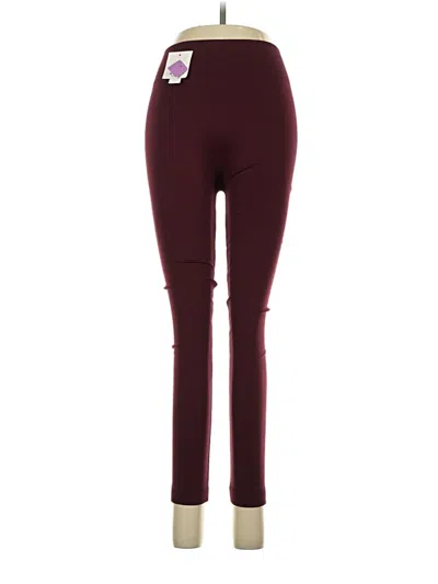 Assorted Brands Leggings In Burgundy