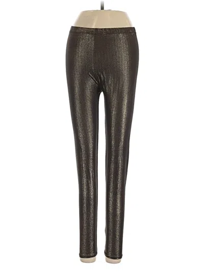 Pre-owned Assorted Brands Leggings In Gold