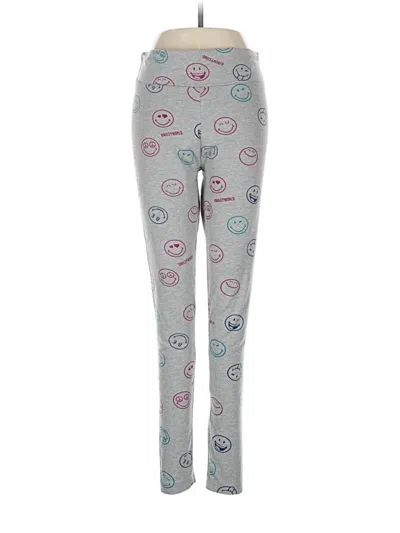 Pre-owned Assorted Brands Leggings In Gray