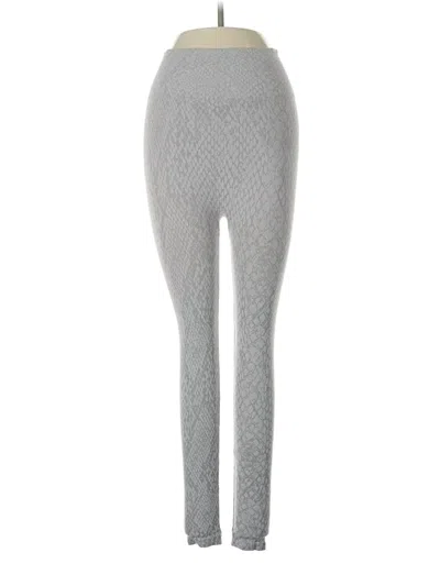 Pre-owned Assorted Brands Leggings In Gray