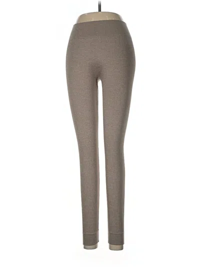 Pre-owned Assorted Brands Leggings In Gray