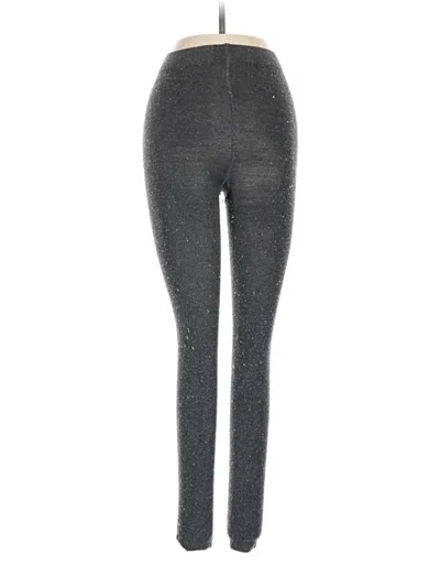 Pre-owned Assorted Brands Leggings In Gray