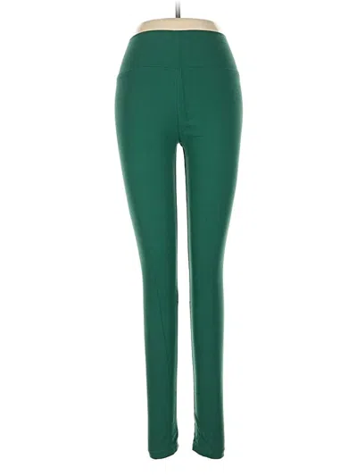 Pre-owned Assorted Brands Leggings In Green