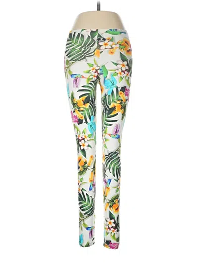 Pre-owned Assorted Brands Leggings In Green