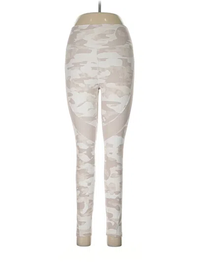 Pre-owned Assorted Brands Leggings In Ivory
