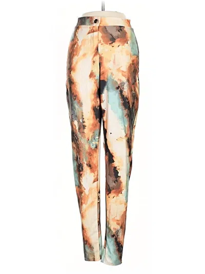 Pre-owned Assorted Brands Leggings In Orange
