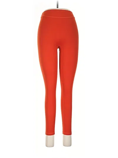 Pre-owned Assorted Brands Leggings In Orange