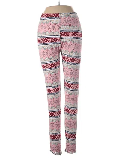 Pre-owned Assorted Brands Leggings In Pink