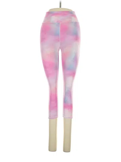 Pre-owned Assorted Brands Leggings In Pink